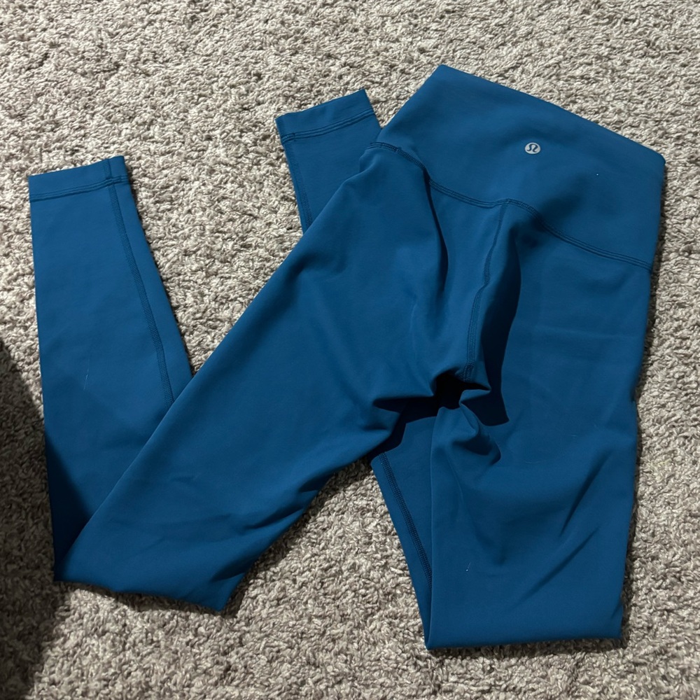 NWOT lululemon align leggings 2 torquoise - Picture 2 of 6